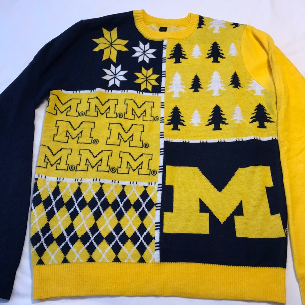Michigan winter/Christmas sweater sz large